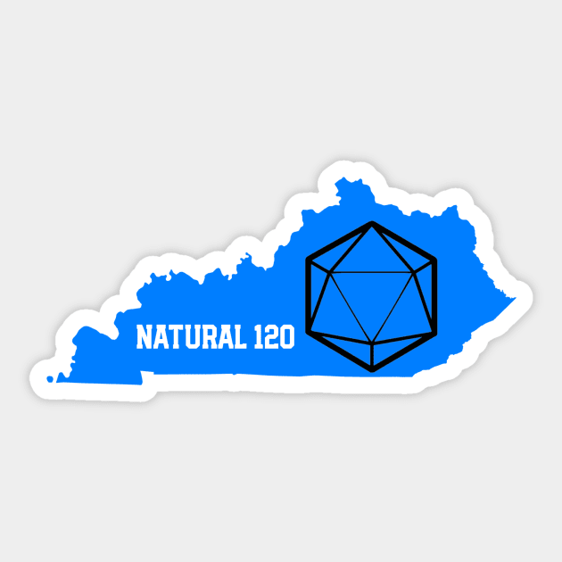 Natural 120 Sticker by KYFriedDice